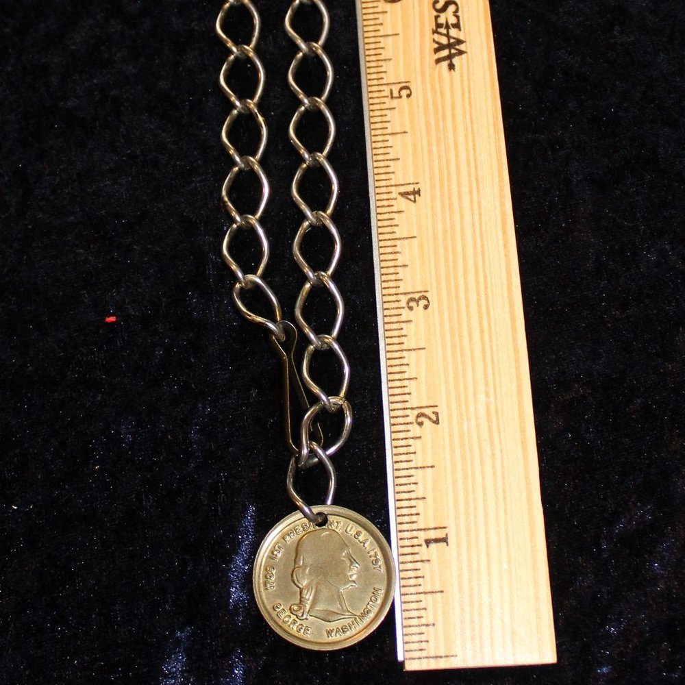 Chain Belt George Washington Coin